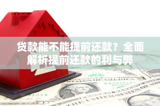天涯贷款能不能提前还款？全面解析提前还款的利与弊