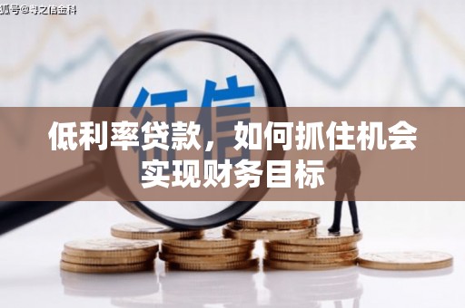 天涯低利率贷款，如何抓住机会实现财务目标