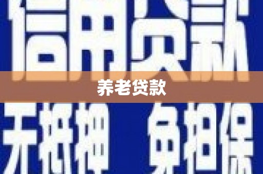 天涯养老贷款