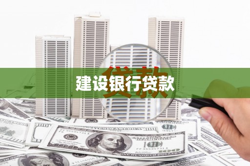 天涯建设银行贷款