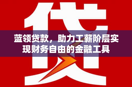 天涯蓝领贷款，助力工薪阶层实现财务自由的金融工具