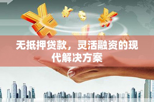 天涯无抵押贷款，灵活融资的现代解决方案