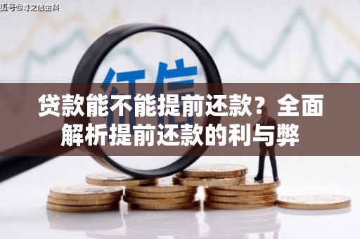 天涯贷款能不能提前还款？全面解析提前还款的利与弊