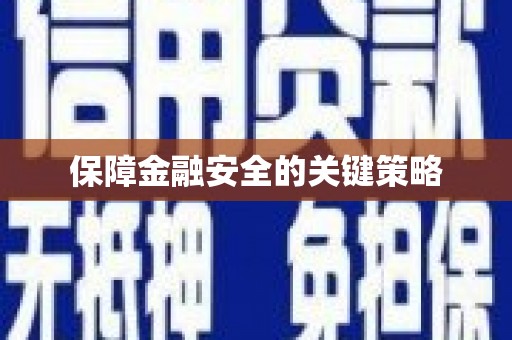天涯保障金融安全的关键策略