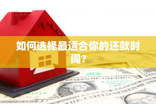 天涯如何选择最适合你的还款时间？